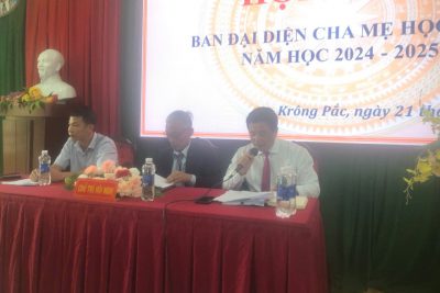 Hội nghị Ban đại diện cha mẹ học sinh năm học 2024-2025: Tăng cường hợp tác giữa nhà trường và gia đình