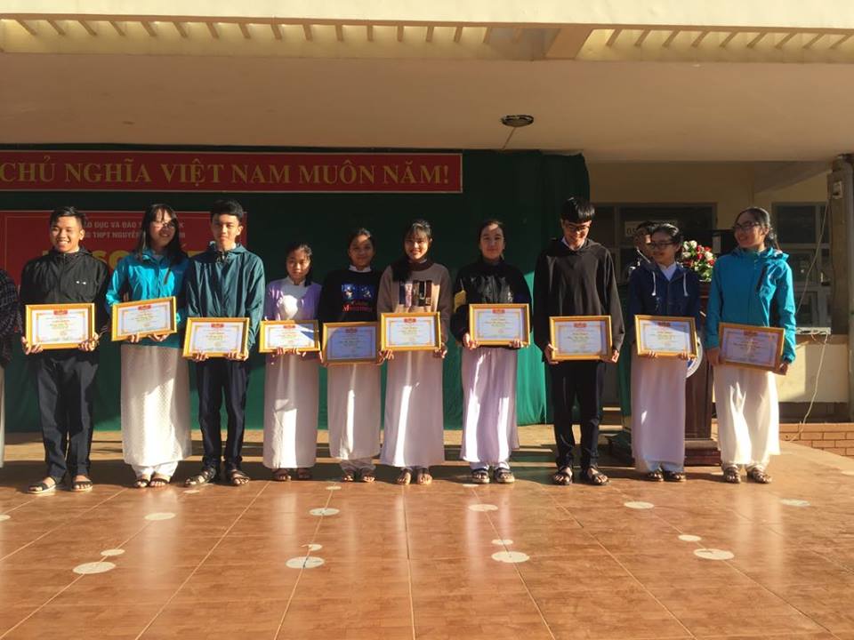 Danh sách học sinh đạt danh hiệu “HỌC SINH GIỎI” học kì I, năm học 2018-2019
