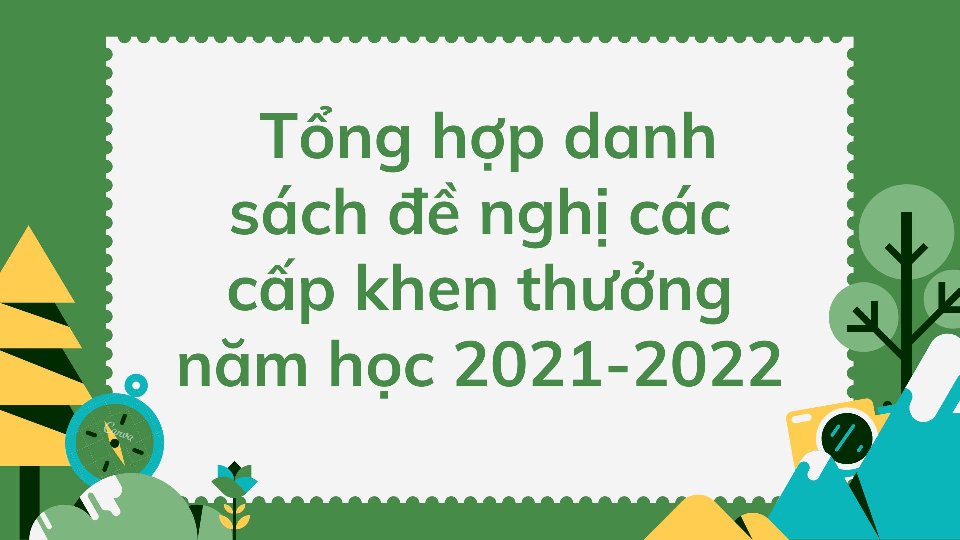 Xin ý kiến nhân dân về các tập thể và cá nhân được đề nghị các cấp khen thưởng năm học 2021-2022